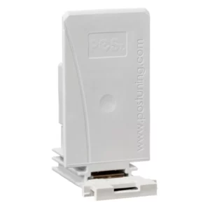 Pushfeed, width 40mm, height 75mm, light gray