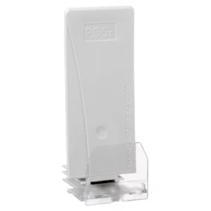Pushfeed with 35mm front stop, width 44mm, height 110mm, light gray